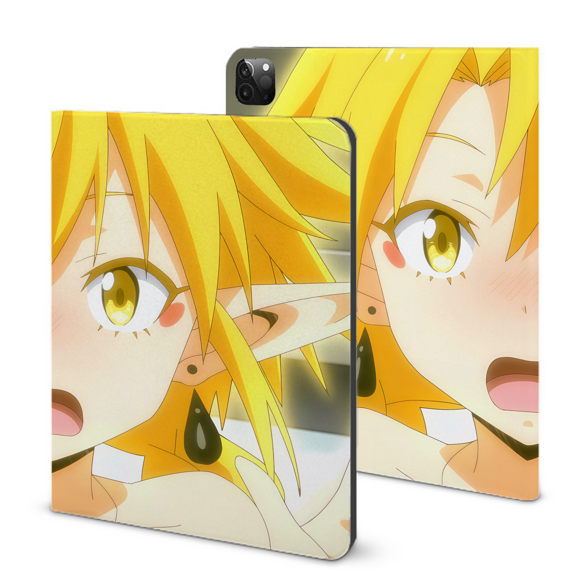 （画像用） 転スラ Regarding Reincarnated to Slime IPadケース ペンホルダー付き ブックスタイルデザイン